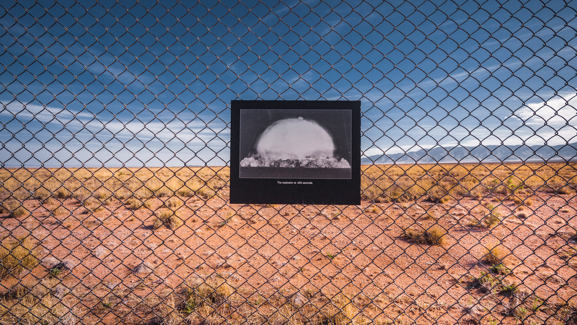 Trinity Site. The explosion at .053 seconds
